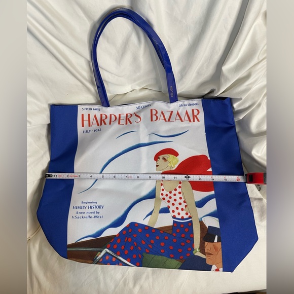 Harper's Bazaar Blue Tote Bag - Picture 6 of 6